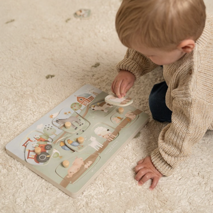 Geluidenpuzzel - Little Farm - Little Dutch
