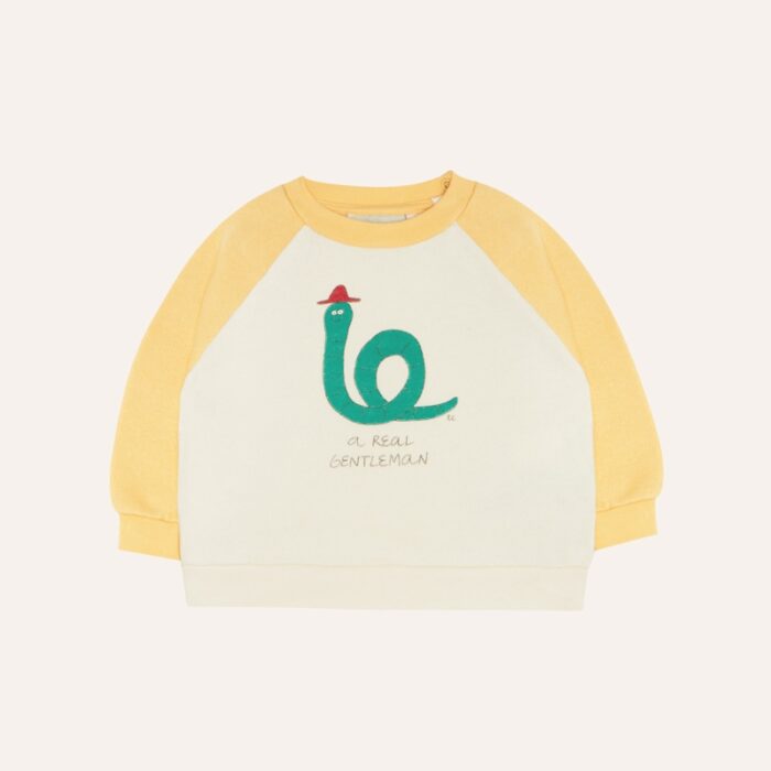 Gentleman Baby Sweatshirt - Ecru - The Campamento Gentleman Baby Sweatshirt - Ecru - The Campamento