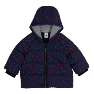 Gewatteerde jas - Appeltjes - Petit Bateau Gewatteerde jas - Appeltjes - Petit Bateau