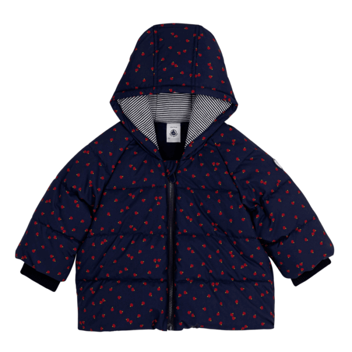 Gewatteerde jas - Appeltjes - Petit Bateau