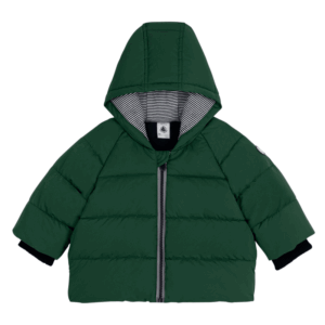 Gewatteerde jas - Groen - Petit Bateau