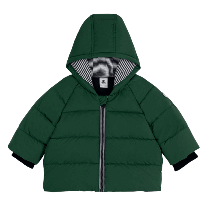 Gewatteerde jas - Groen - Petit Bateau Gewatteerde jas - Groen - Petit Bateau
