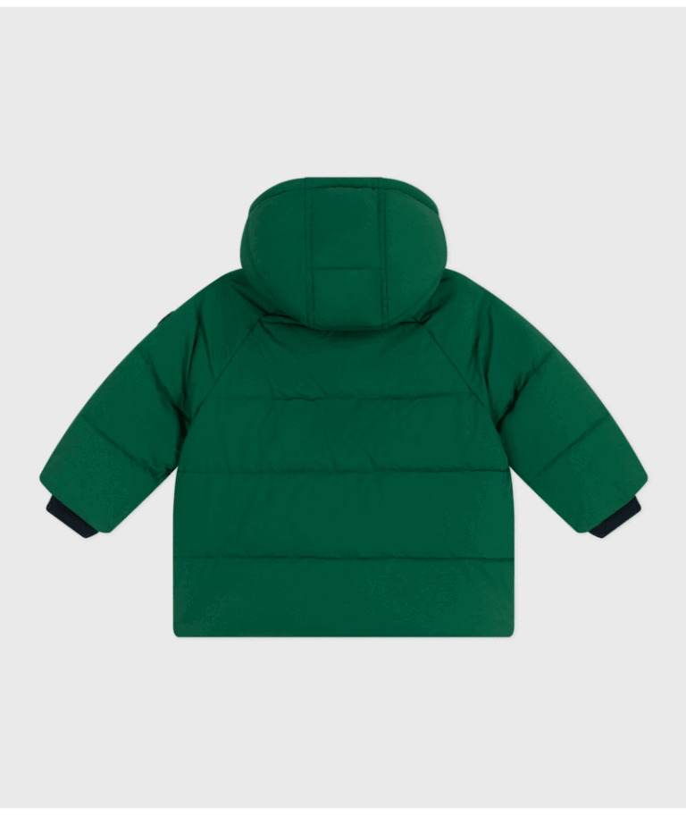Gewatteerde jas - Groen - Petit Bateau