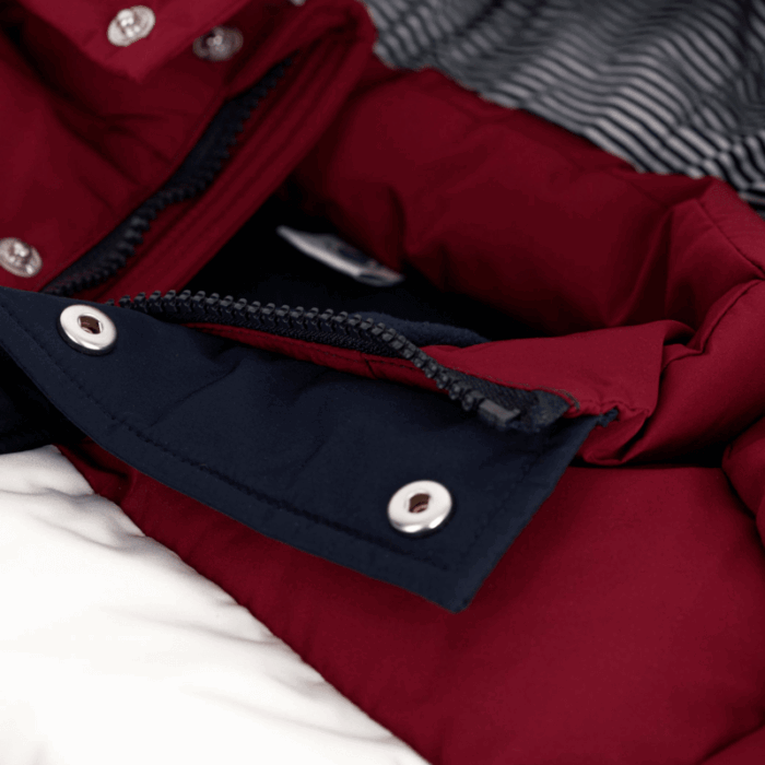 Gewatteerde jas - Smoking/Multico - Petit Bateau Gewatteerde jas - Smoking/Multico - Petit Bateau
