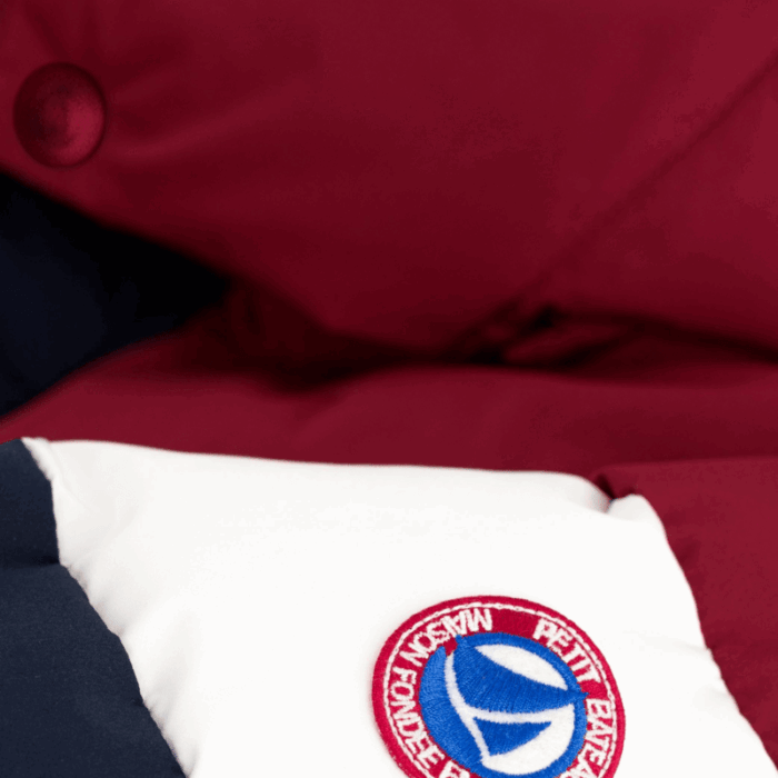 Gewatteerde jas - Smoking/Multico - Petit Bateau Gewatteerde jas - Smoking/Multico - Petit Bateau