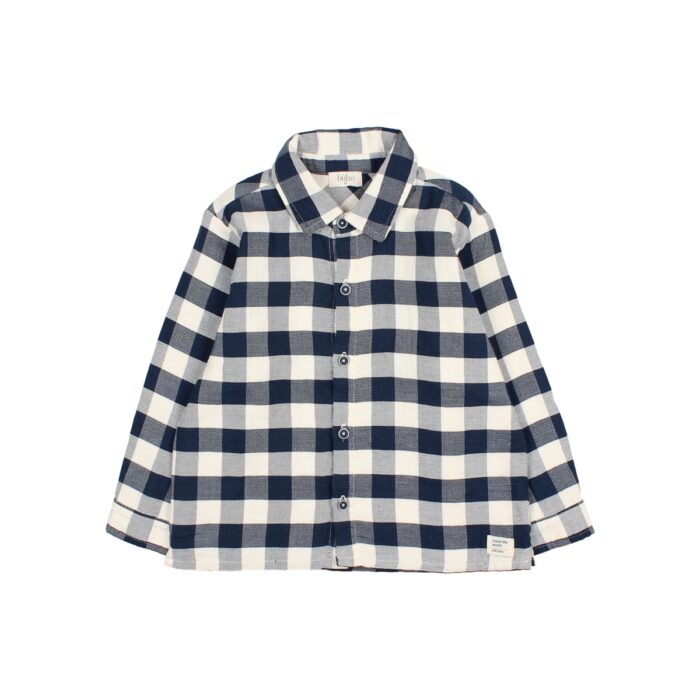 Gingham Shirt - Navy - Buho