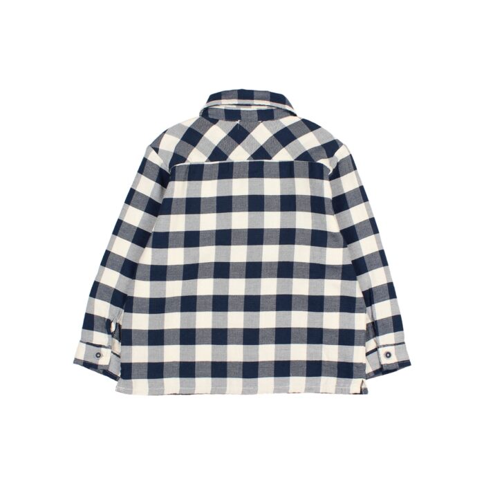 Gingham Shirt - Navy - Buho