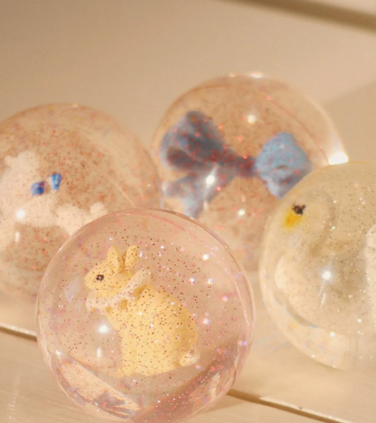 Glitter Bouncing Ball - Bow - Konges Slojd Glitter Bouncing Ball - Bow - Konges Slojd