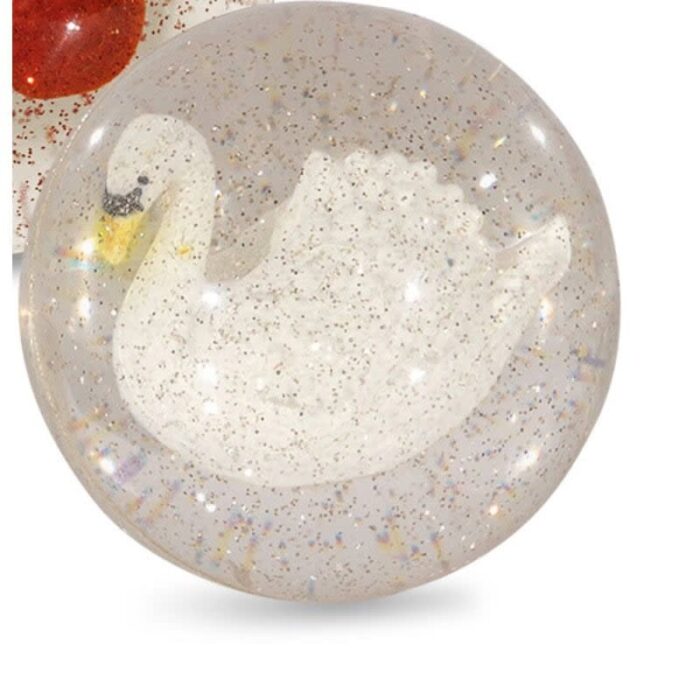 Glitter Bouncing Ball - Swan - Konges Slojd