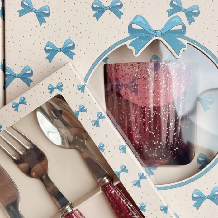 Glitter Cutlery - Sparkling Blush - Konges Slojd Glitter Cutlery - Sparkling Blush - Konges Slojd