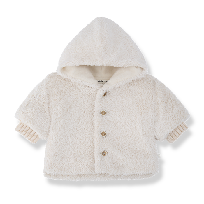 Gourdon Hooded Jacket - Ecru - 1+ In The Family Gourdon Hooded Jacket - Ecru - 1+ In The Family
