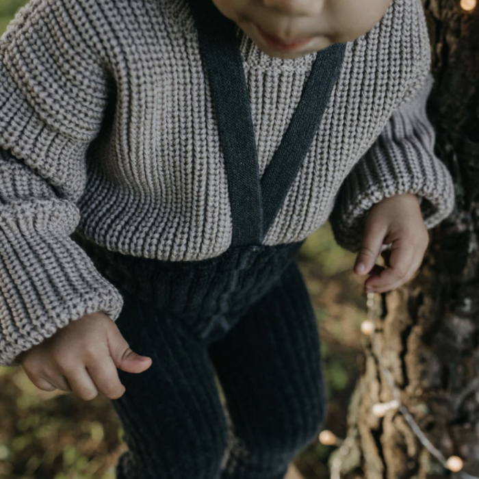 Granny Teddy Footless - Dark Grey - Silly Silas Granny Teddy Footless - Dark Grey - Silly Silas