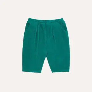 Green Corduroy Baby Trousers - Green - The Campamento
