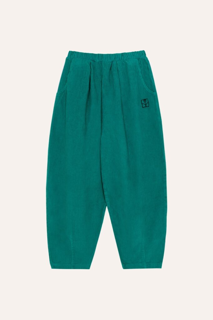 Green Corduroy Trousers - Green - The Campamento