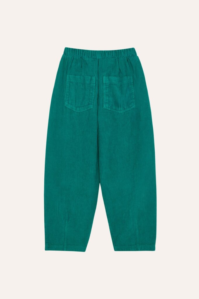 Green Corduroy Trousers - Green - The Campamento