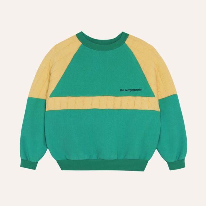 Green Polar Sweatshirt - Green - The Campamento Green Polar Sweatshirt - Green - The Campamento