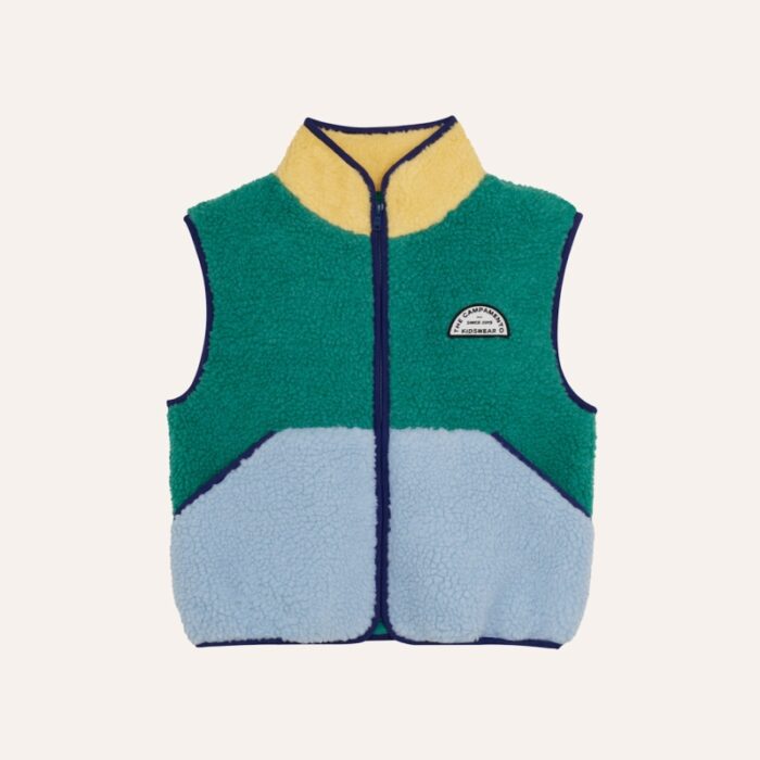 Green Teddy Vest - Green - The Campamento Green Teddy Vest - Green - The Campamento