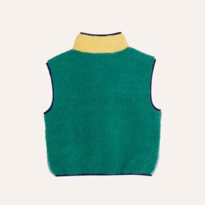 Green Teddy Vest - Green - The Campamento Green Teddy Vest - Green - The Campamento