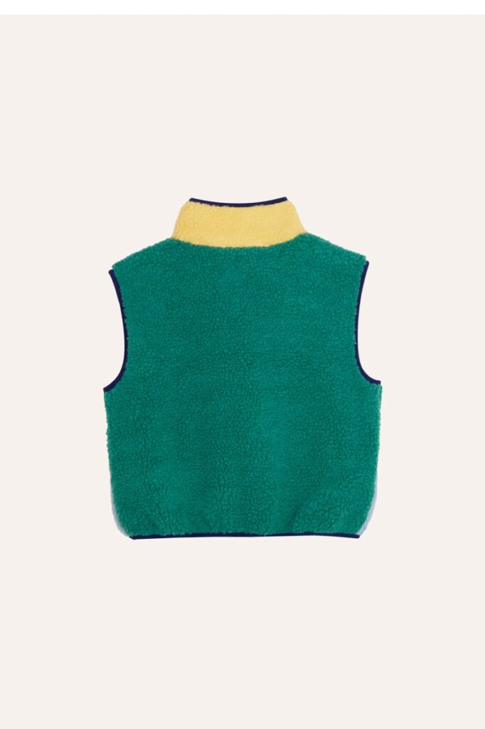 Green Teddy Vest - Green - The Campamento