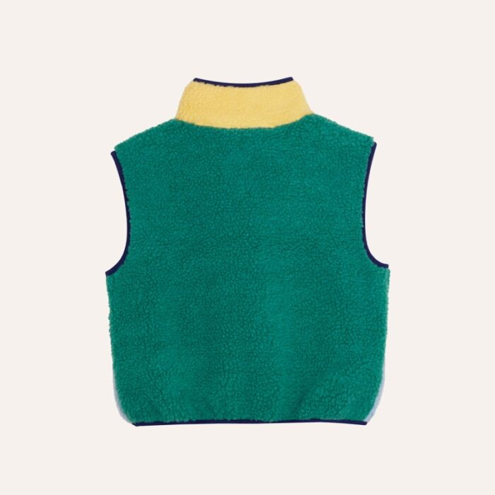Green Teddy Vest - Green - The Campamento Green Teddy Vest - Green - The Campamento