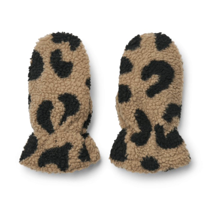 Grethe Pile Gloves - Mega leo / Oat mix - Liewood