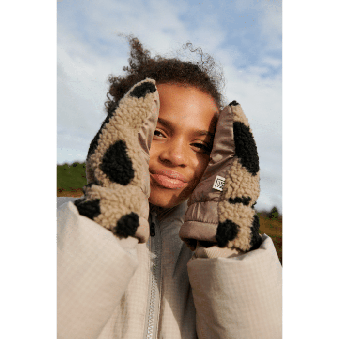 Grethe Pile Gloves - Mega leo / Oat mix - Liewood
