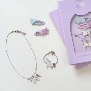 Haar- & Juwelensetje - Unicorn - Rockahula