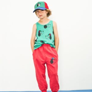 Happy dog sweatpants - Red - Weekend House Kids