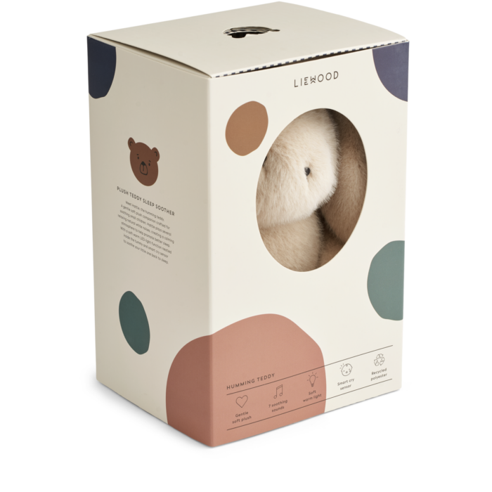 Hattie Rabbit Humming Teddy - Mist - Liewood