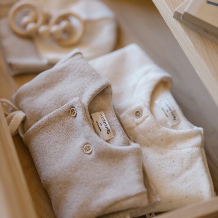 Havre Jumpsuit W/Feet - Beige - 1+ In The Family