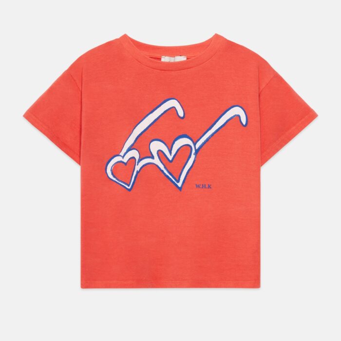 Heart glasses t-shirt - Fresa - Weekend House Kids Heart glasses t-shirt - Fresa - Weekend House Kids
