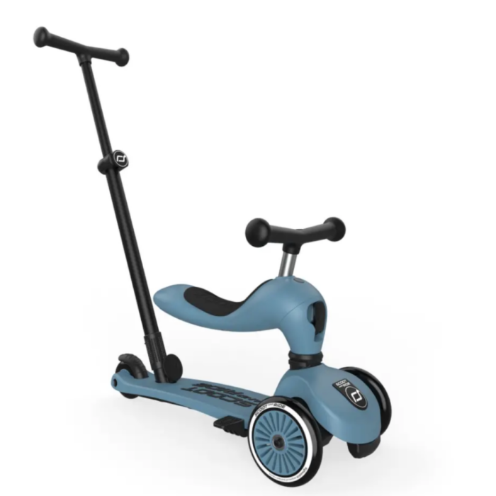 Highwaykick 1 Push & Go - Steel - Scoot & Ride
