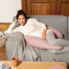 Hoes Voedingskussen Comfy Big - Tetra Pink - Doomoo