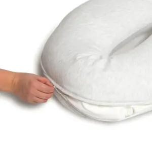 Hoes Voedingskussen Softy - Chine White - Doomoo