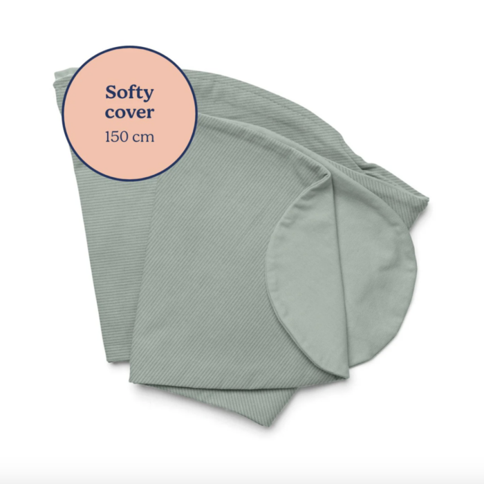 Hoes Voedingskussen Softy - Tetra Jersey Green - Doomoo