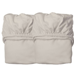 Hoeslaken 120x60 - 2 stuks - Cappuccino - Leander Hoeslaken 120x60 - 2 stuks - Cappuccino - Leander
