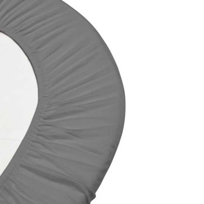 Hoeslaken 120x60 - 2 stuks - Cool Grey - Leander