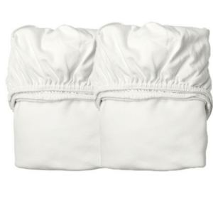 Hoeslaken 120x60 - 2 stuks - Snow - Leander