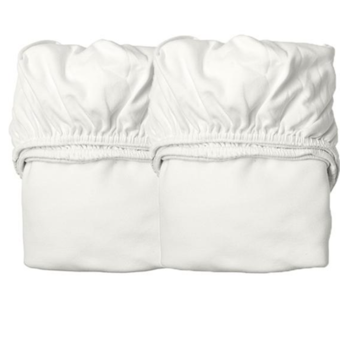 Hoeslaken 120x60 - 2 stuks - Snow - Leander