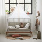 Hoeslaken 140x70 - 2 stuks - Cappuccino - Leander