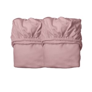 Hoeslaken 140x70 - 2 stuks - Dusty Rose - Leander