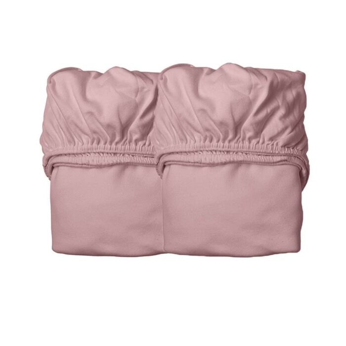 Hoeslaken 140x70 - 2 stuks - Dusty Rose - Leander