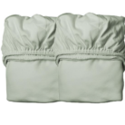 Hoeslaken 140x70 - 2 stuks - Sage Green - Leander