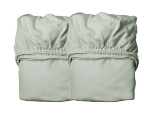 Hoeslaken 140x70 - 2 stuks - Sage Green - Leander