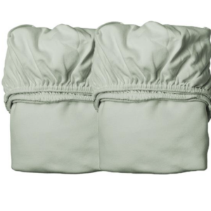 Hoeslaken 140x70 - 2 stuks - Sage Green - Leander