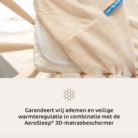 Hoeslaken Leander 68x117 - Wit - Aerosleep