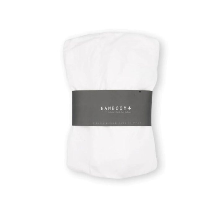 Hoeslaken Ledikant - 60x120 - Wit - Bamboom