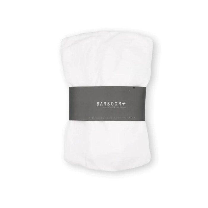 Hoeslaken Ledikant - 60x120 - Wit - Bamboom
