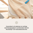 Hoeslaken Premium 60x120 - Stone - Aerosleep