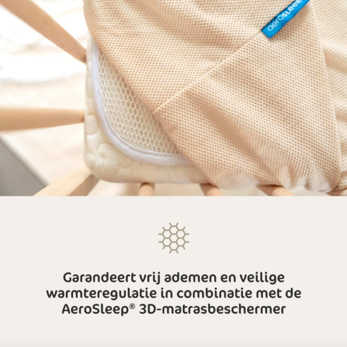 Hoeslaken Premium 60x120 - Stone - Aerosleep